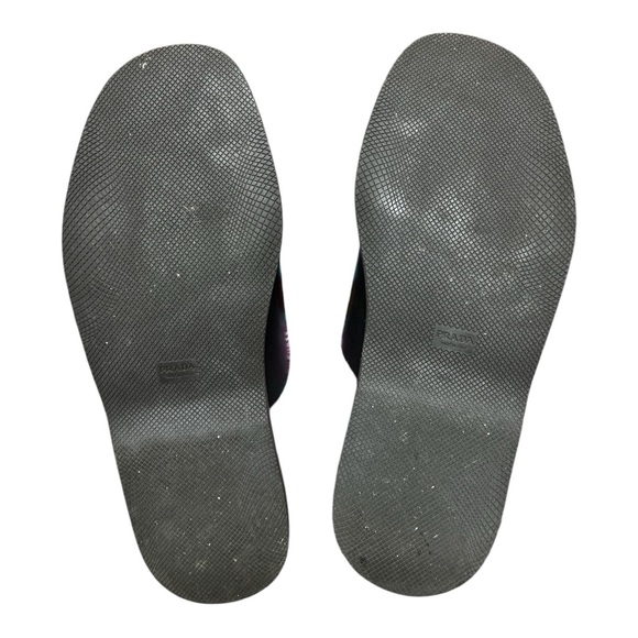 Authentic Prada Brown Minimalist Leather Sandals - 8.5 GUC - Picture 2 of 5